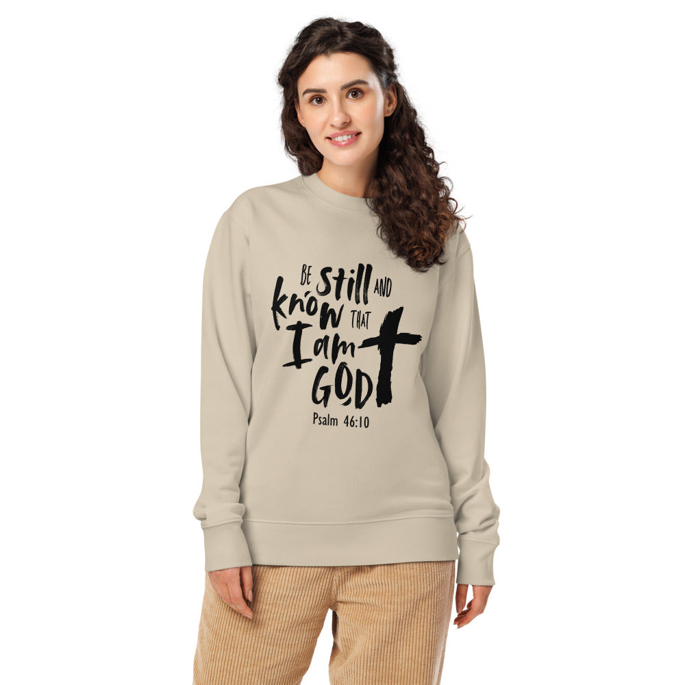 Be Still and Know Sweatshirt – Psalm 46:10 Christian Unisex Crewneck (FREE SHIPPING)